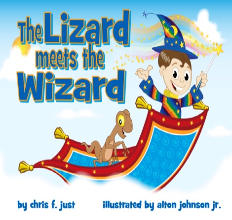 The Lizard Meets The Wizard Cover Illustration Alton Johnson Jr